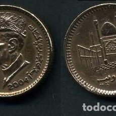 Monedas antiguas de Asia: PAKISTAN 1 RUPIA AÑO 2004 ( MUHAMMAD ALI JIHNAH - POLITICO Y FUNDADOR DE PAKISTAN ) Nº5. Lote 182023918
