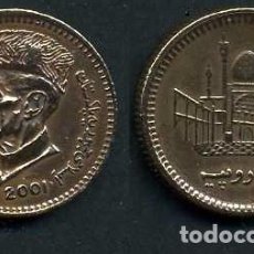 Monedas antiguas de Asia: PAKISTAN 1 RUPIA AÑO 2001 ( MUHAMMAD ALI JIHNAH - POLITICO Y FUNDADOR DE PAKISTAN ) Nº4