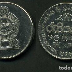 Monedas antiguas de Asia: SRI LANKA - CEILON - 1 RUPIA AÑO 1996