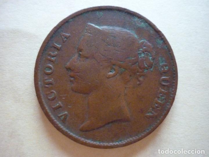 Monedas antiguas de Asia: INDIA STRAITS - 1 CENT - 1862 - Foto 1