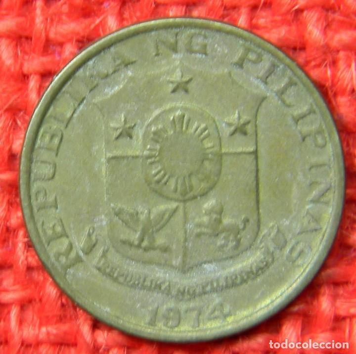 Monedas antiguas de Asia: Filipinas - 5 Sentimo - 1974 - Foto 3