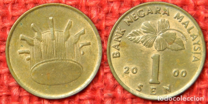 Monedas antiguas de Asia: Malasia - 1 Sen - 2000 - Foto 1
