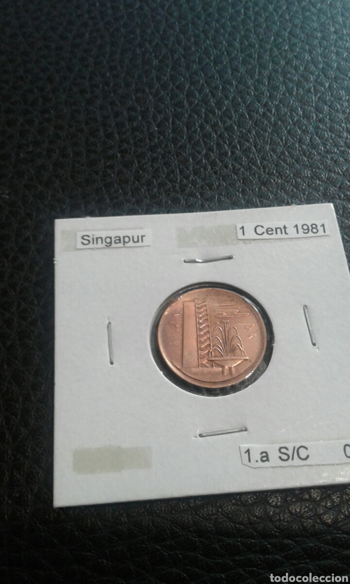 Monedas antiguas de Asia: Singapur 1 cent 1982 sc km1a - Foto 1