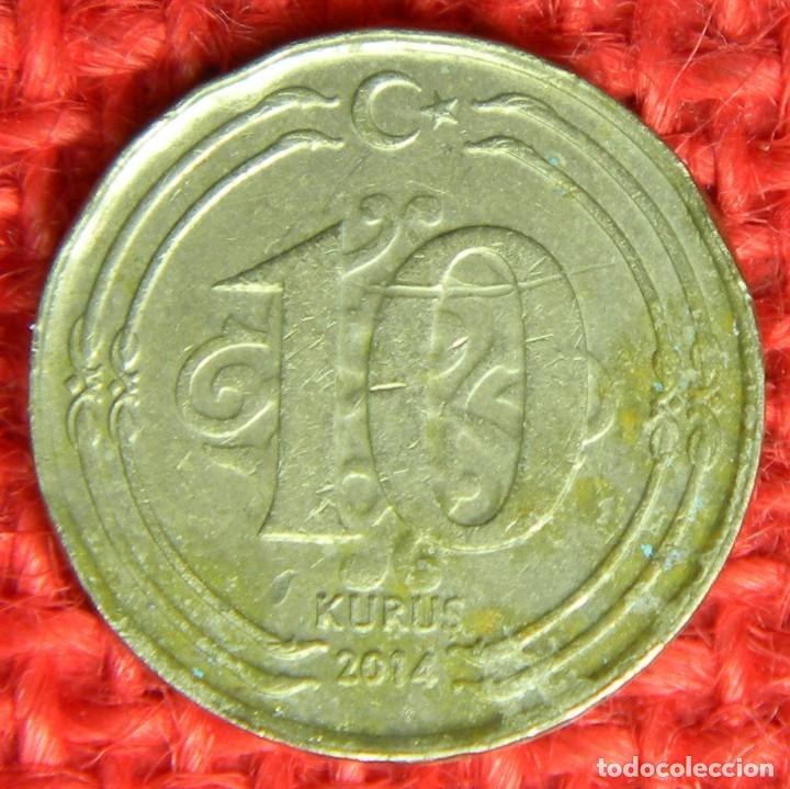 Monedas antiguas de Asia: Turquia - 10 Kurus - 2014 - Foto 1