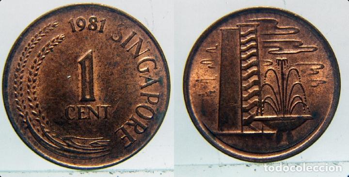 Monedas antiguas de Asia: MONEDA DE SINGAPUR 1 CENT 1981 - Foto 1