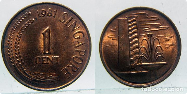 Monedas antiguas de Asia: MONEDA DE SINGAPUR 1 CENT 1981 - Foto 1