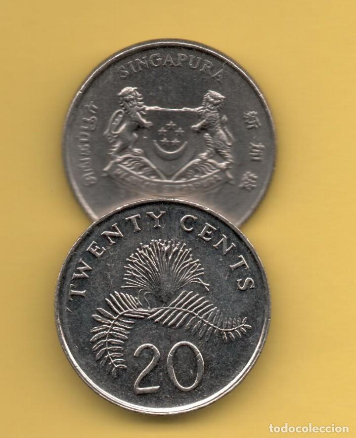 Monedas antiguas de Asia: SINGAPUR - 20 CENTS 2006 - Foto 1
