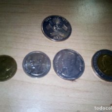 Monedas antiguas de Asia: LOTE DE 5 MONEDAS ASIATICAS: 4 DE TAILANDIA Y 1 DE MALDIVAS. Lote 147989086