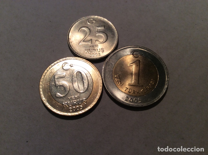 Monedas antiguas de Asia: 3 monedas de turquia - Foto 1
