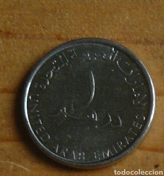 Monedas antiguas de Asia: ~ MONEDA DE EMIRATOS ARABES 1 DIRHAM 2014 ~ - Foto 1