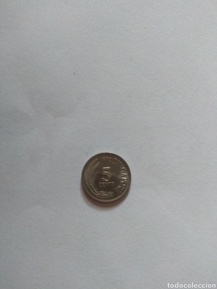 Monedas antiguas de Asia: ~ MONEDA DE SINGAPUR. 5 CENTS 1972. SC. ~ - Foto 2