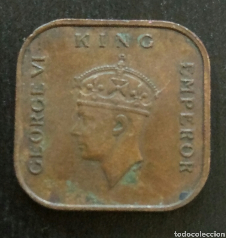 Monedas antiguas de Asia: 1 centavo 1939 Malaya - Foto 2
