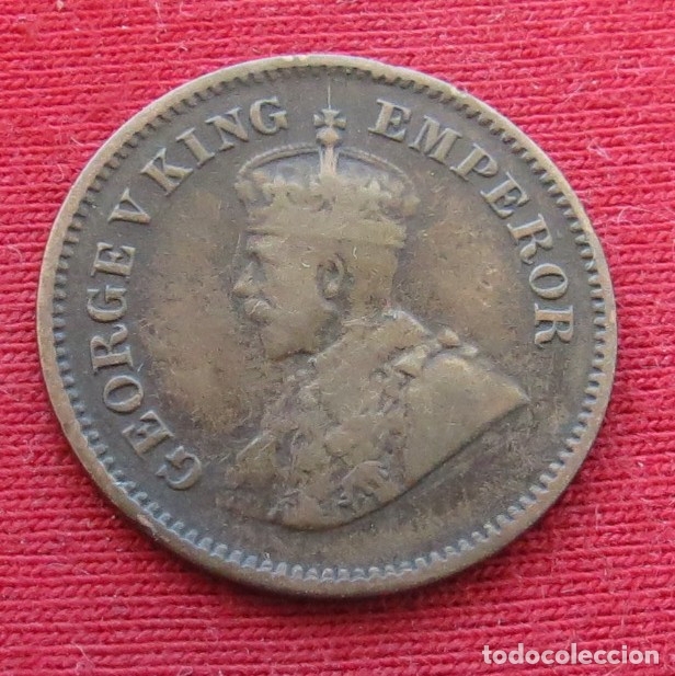 Monedas antiguas de Asia: India 1/2 pice 1912 - Foto 2