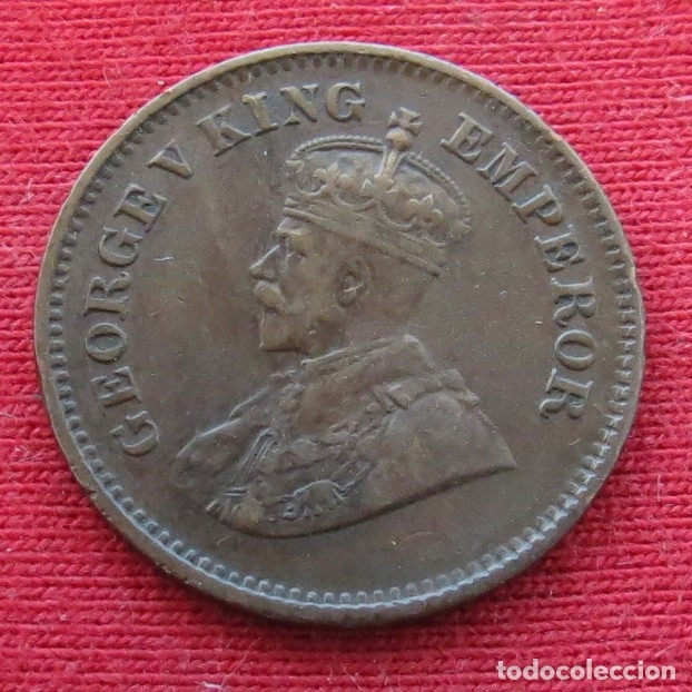 Monedas antiguas de Asia: India 1/2 pice 1916 - Foto 2