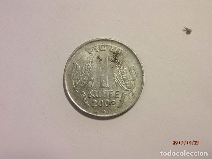 Monedas antiguas de Asia: INDIA 1 RUPIA 2002 - BC - Foto 2