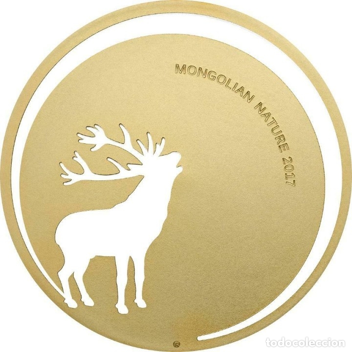 Monedas antiguas de Asia: MONGOLIA 500 TUGRIK 2017 - Foto 2