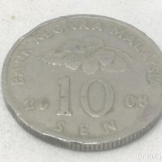Monedas antiguas de Asia: MONEDA 2008. 10 SEN. MALASIA. KM 51. MBC. Lote 193016335