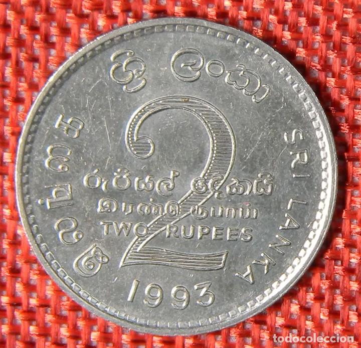 Monedas antiguas de Asia: Sri Lanka - 2 Two Rupees - 1993 - Foto 1
