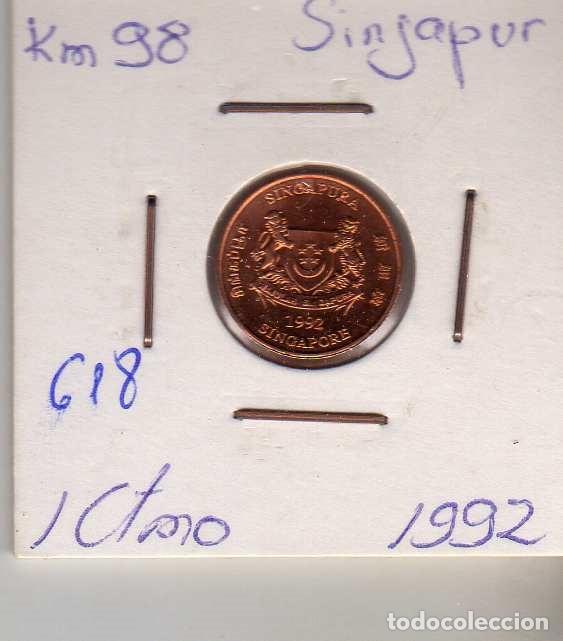 Monedas antiguas de Asia: SINGAPUR 1 CENTIMO 1992 - Foto 1