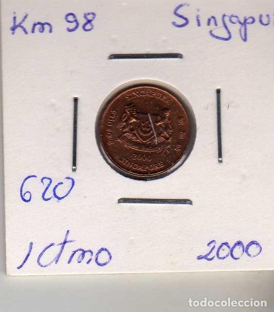 Monedas antiguas de Asia: SINGAPUR 1 CENTIMO 2000 - Foto 1