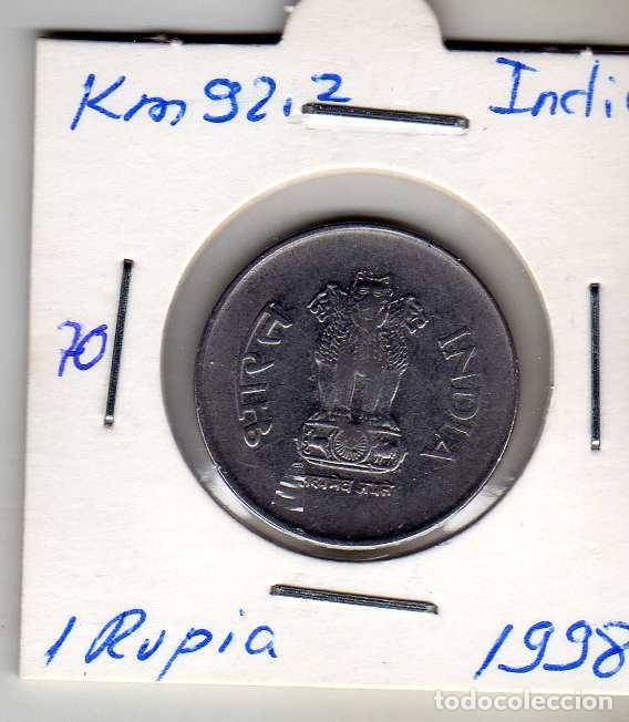 Monedas antiguas de Asia: INDIA 1 RUPIA 1998 - Foto 1