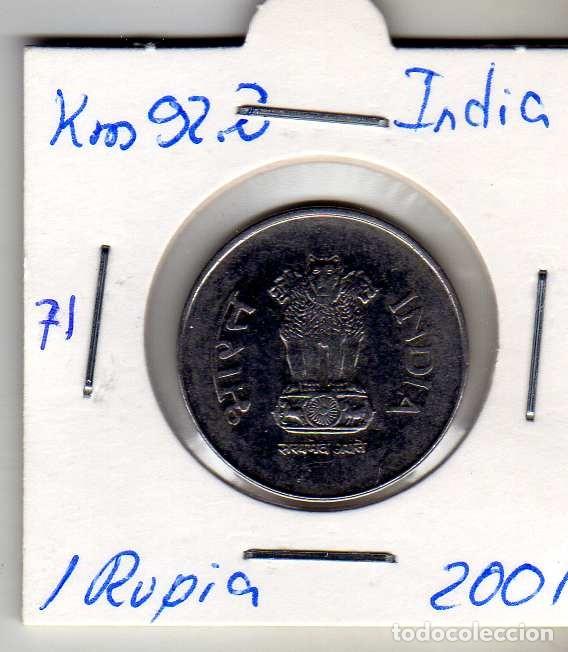 Monedas antiguas de Asia: INDIA 1 RUPIA 2001 - Foto 1