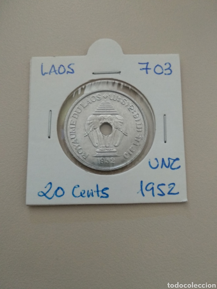 Monedas antiguas de Asia: MONEDA DE LAOS - Foto 1