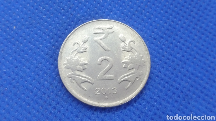 Monedas antiguas de Asia: INDIA 2 RUPIAS 2013 - Foto 1