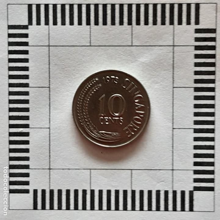 Monedas antiguas de Asia: 10 C&Eacute;NTIMOS, SINGAPUR. 1973.(KM#3) - Foto 2