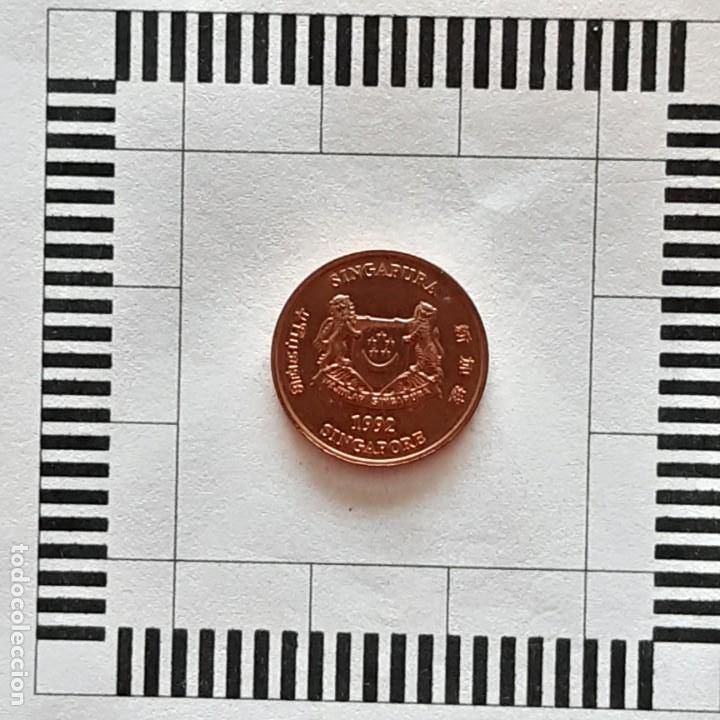 Monedas antiguas de Asia: 1 C&Eacute;NTIMO, SINGAPUR. 1992.(KM#98) - Foto 1