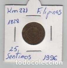 Monedas antiguas de Asia: MONEDA FILIPINAS 25 CENTIMOS 1996 - Foto 1