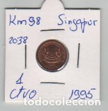 Monedas antiguas de Asia: MONEDA SINGAPUR 1 CENTAVO 1995 - Foto 1