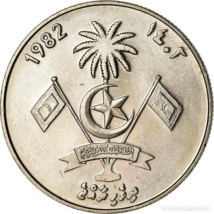 Moneda, Islas Maldivas, Rufiyaa, 1982/ah1402, M - Vendido En Venta ...