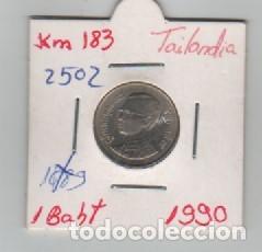 Monedas antiguas de Asia: MONEDA TAILANDIA 1 BATH 1990 - Foto 1