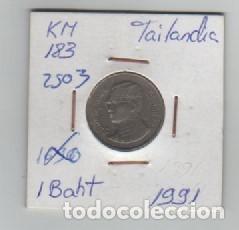 Monedas antiguas de Asia: MONEDA TAILANDIA 1 BATH 1991 - Foto 1