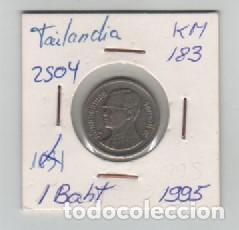 Monedas antiguas de Asia: MONEDA TAILANDIA 1 BATH 1995 - Foto 1