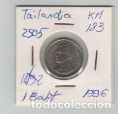 Monedas antiguas de Asia: MONEDA TAILANDIA 1 BATH 1996 - Foto 1