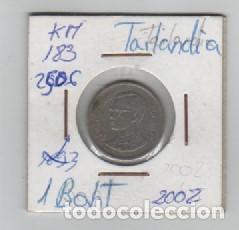 Monedas antiguas de Asia: MONEDA TAILANDIA 1 BATH 2002 - Foto 1