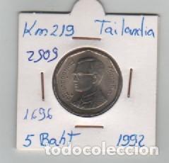Monedas antiguas de Asia: MONEDA TAILANDIA 5 BATH 1992 - Foto 1