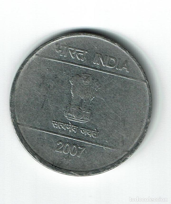 Monedas antiguas de Asia: INDIA 2 RUPIAS 2007 - Foto 2