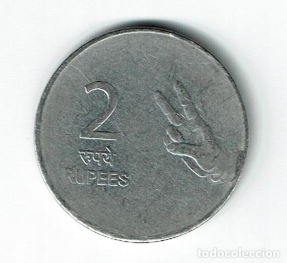 Monedas antiguas de Asia: INDIA 2 RUPIAS 2007 - Foto 1