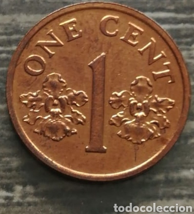 Monedas antiguas de Asia: Moneda Singapur 1 c&eacute;ntimo 1994 - Foto 1