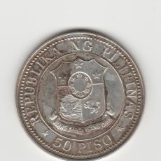 Monedas antiguas de Asia: FILIPINAS- 50 PISO- 1979-PROF- PLATA