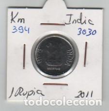 Monedas antiguas de Asia: MONEDA INDIA 1 RUPIA 2011 - Foto 1