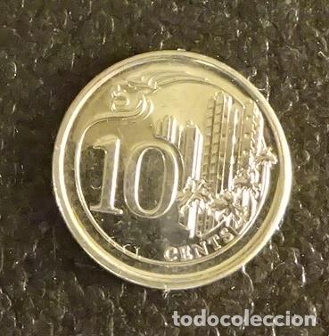 Monedas antiguas de Asia: SINGAPUR 10 CENTS 2016 - Foto 2