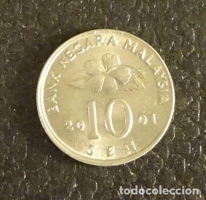 Monedas antiguas de Asia: MALASIA 10 SEN 2001 - Foto 1