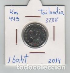 Monedas antiguas de Asia: MONEDA TAILANDIA 1 BATH 2014 - Foto 1
