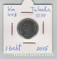 Monedas antiguas de Asia: MONEDA TAILANDIA 1 BATH 2015 - Foto 1