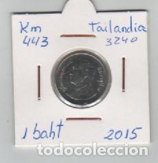 Monedas antiguas de Asia: MONEDA TAILANDIA 1 BATH 2015 - Foto 1