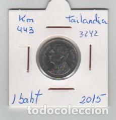 Monedas antiguas de Asia: MONEDA TAILANDIA 1 BATH 2015 - Foto 1